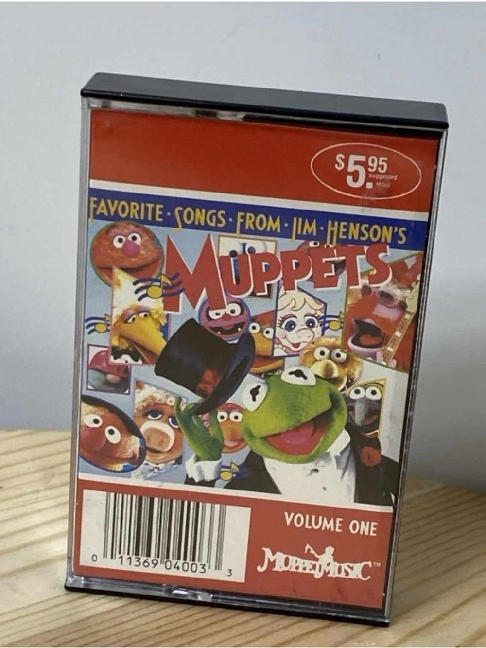 Favorite songs from Jim Henson's Muppets Volume one 1 Cassette Tape 1986 Tested